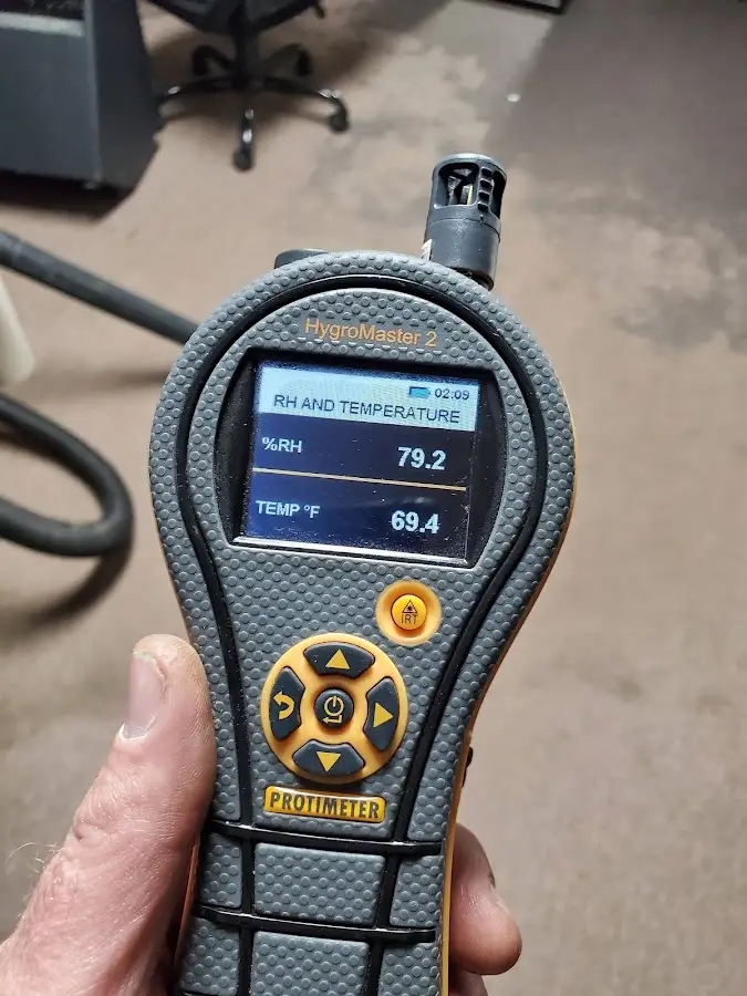 Moisture meter humidity assessment for Mold Remediation & Removal in Braddock